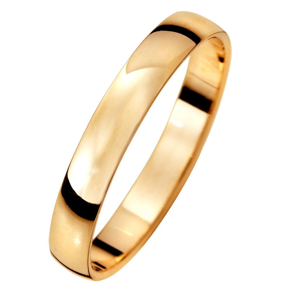 Förlovningsring i 18K guld 3mm, 45