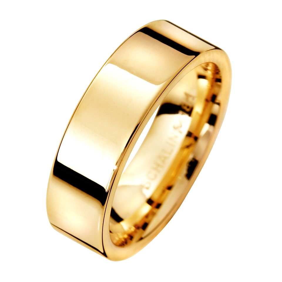 Förlovningsring i 18K guld 6mm, 70