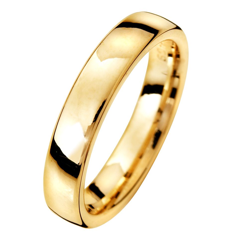 Förlovningsring i 18K guld 4mm, 56