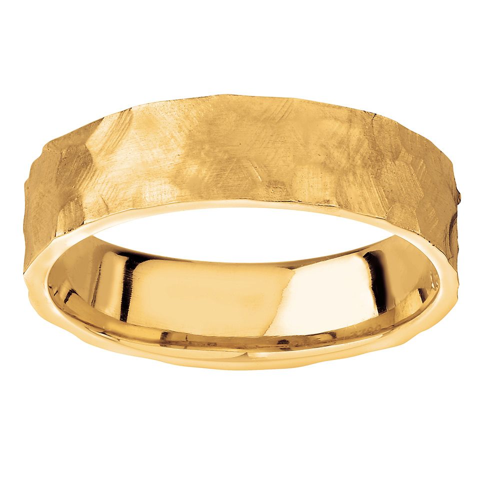 Sarek - Förlovningsring i 18K guld 6mm, 57, Förlovningsring - Guldfynd