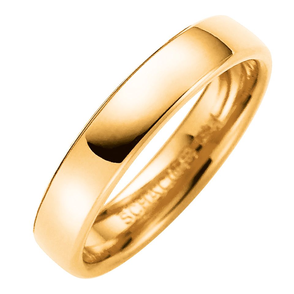 Förlovningsring i 18K guld 4mm, 51