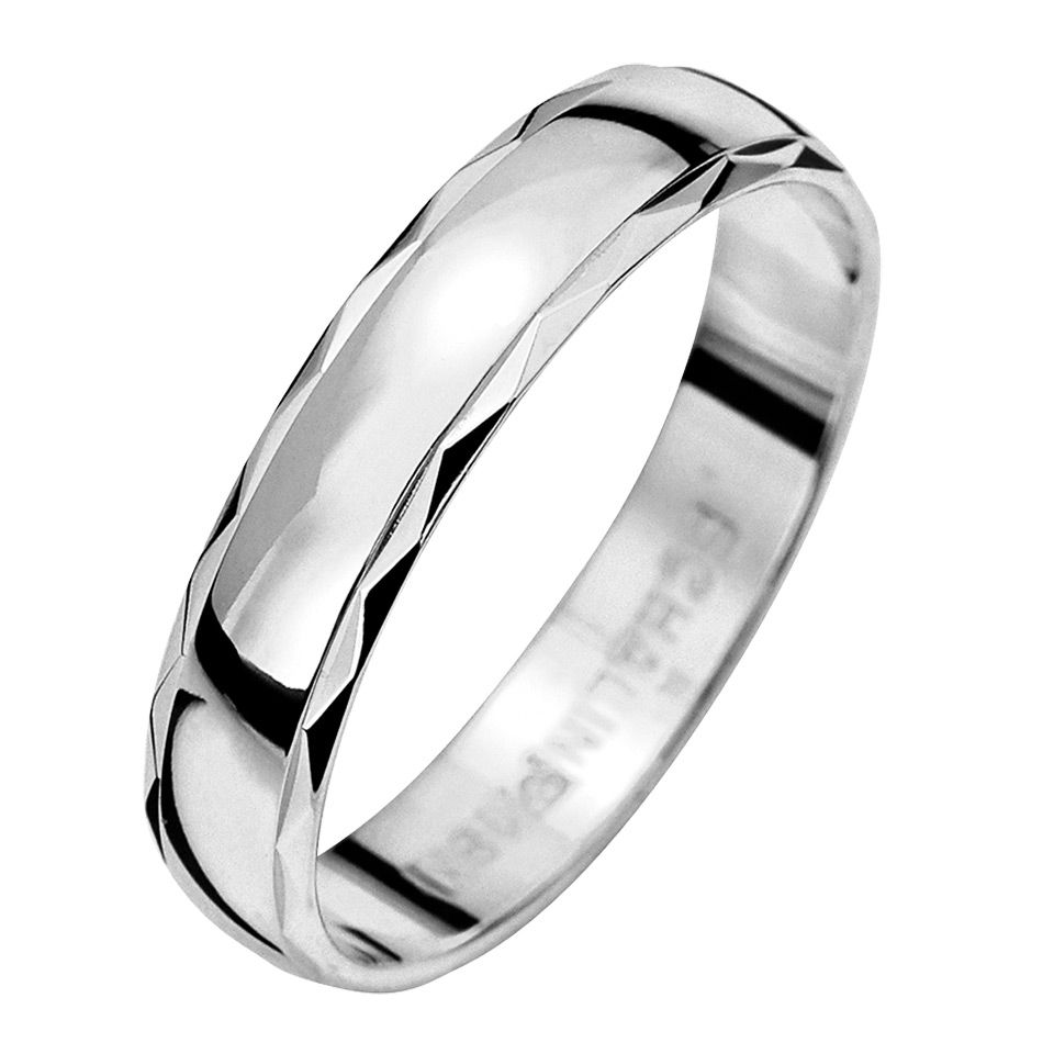 Förlovningsring Palladium 4mm, 44