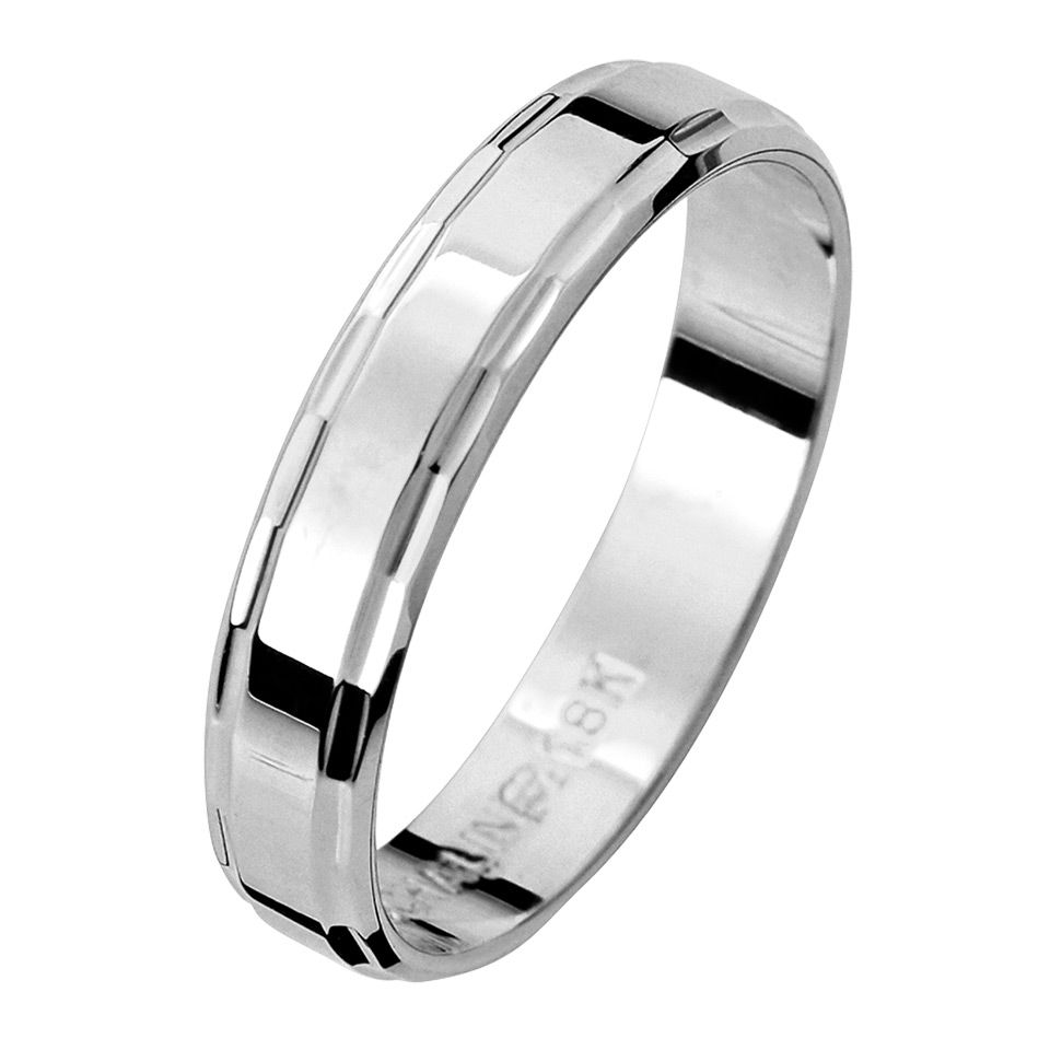 Förlovningsring Palladium 4mm, 44