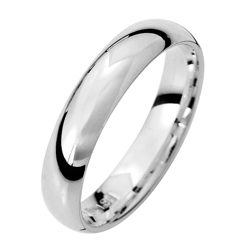 Förlovningsring Palladium 4mm, 44