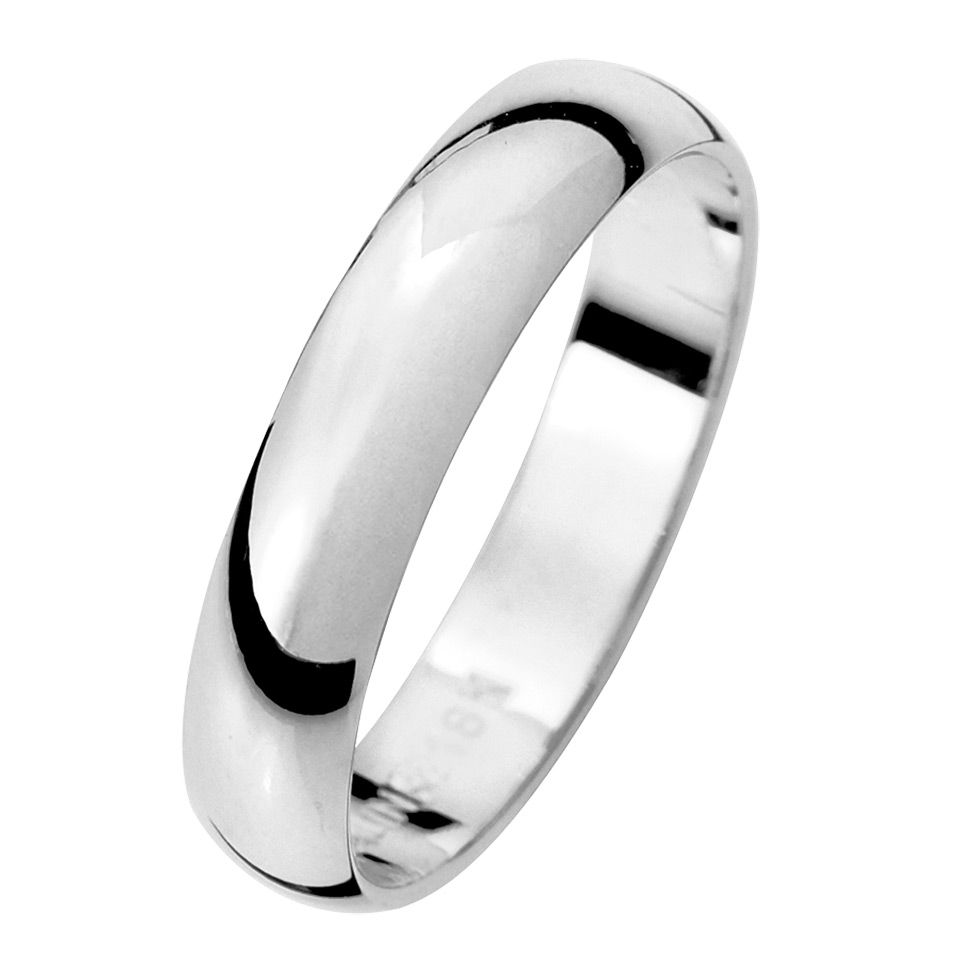 Förlovningsring Palladium 4mm, 44