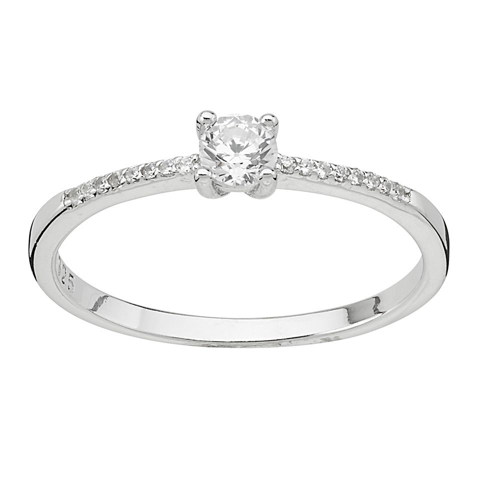 Ring i &auml;kta silver, 15.0