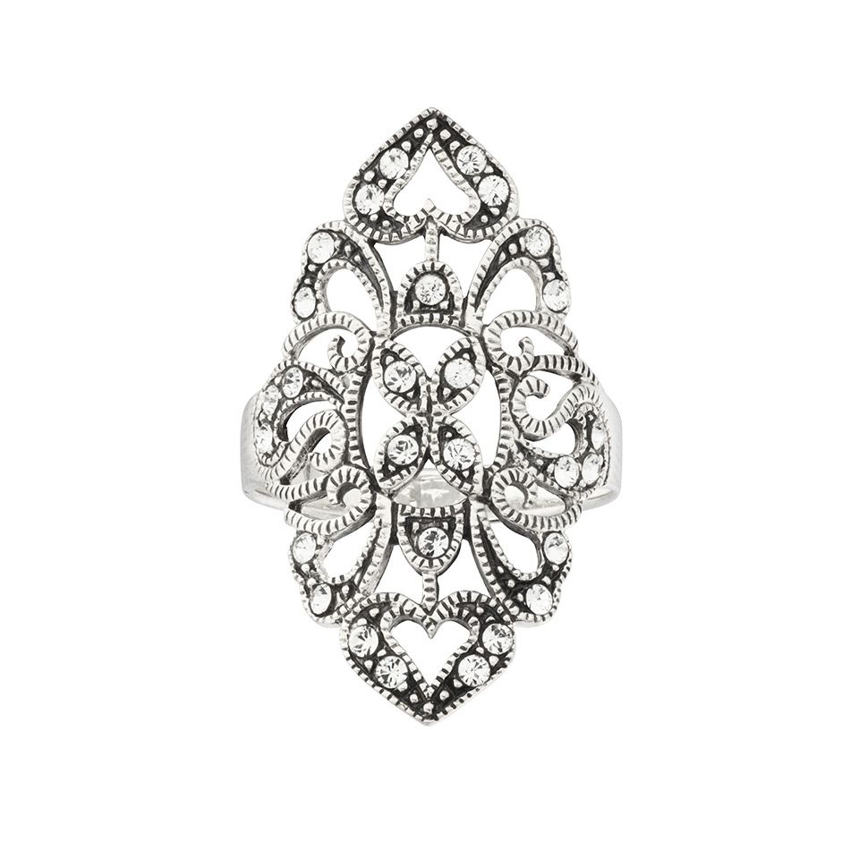 Ring i äkta silver, 19.0