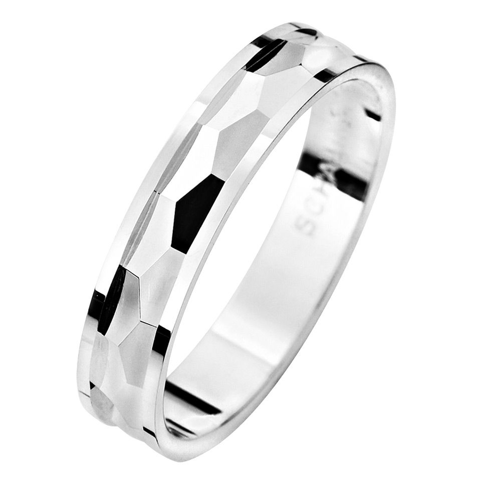 Förlovningsring i äkta silver 4mm, 62