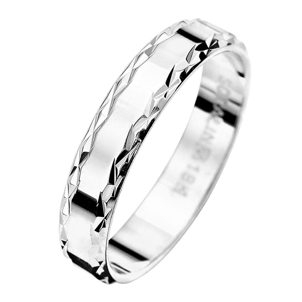 Förlovningsring i äkta silver 4mm, 53