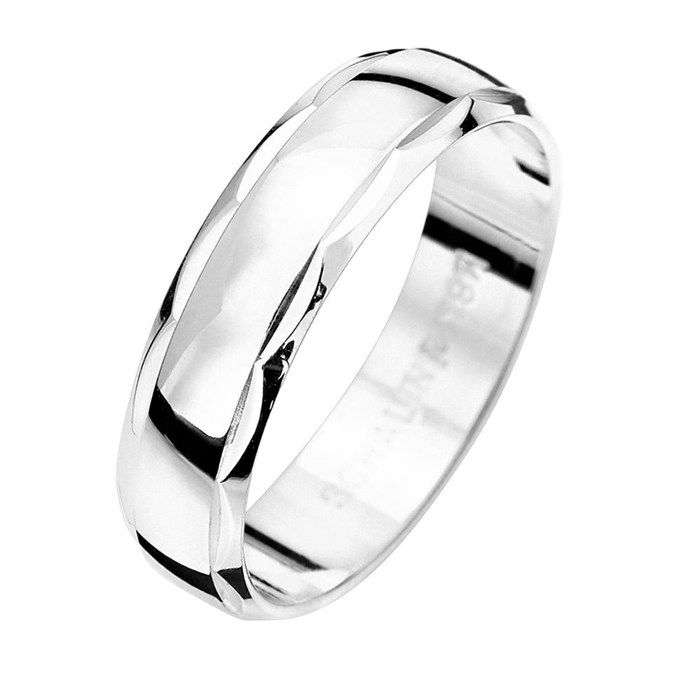 Förlovningsring i äkta silver 5mm från Guldfynd