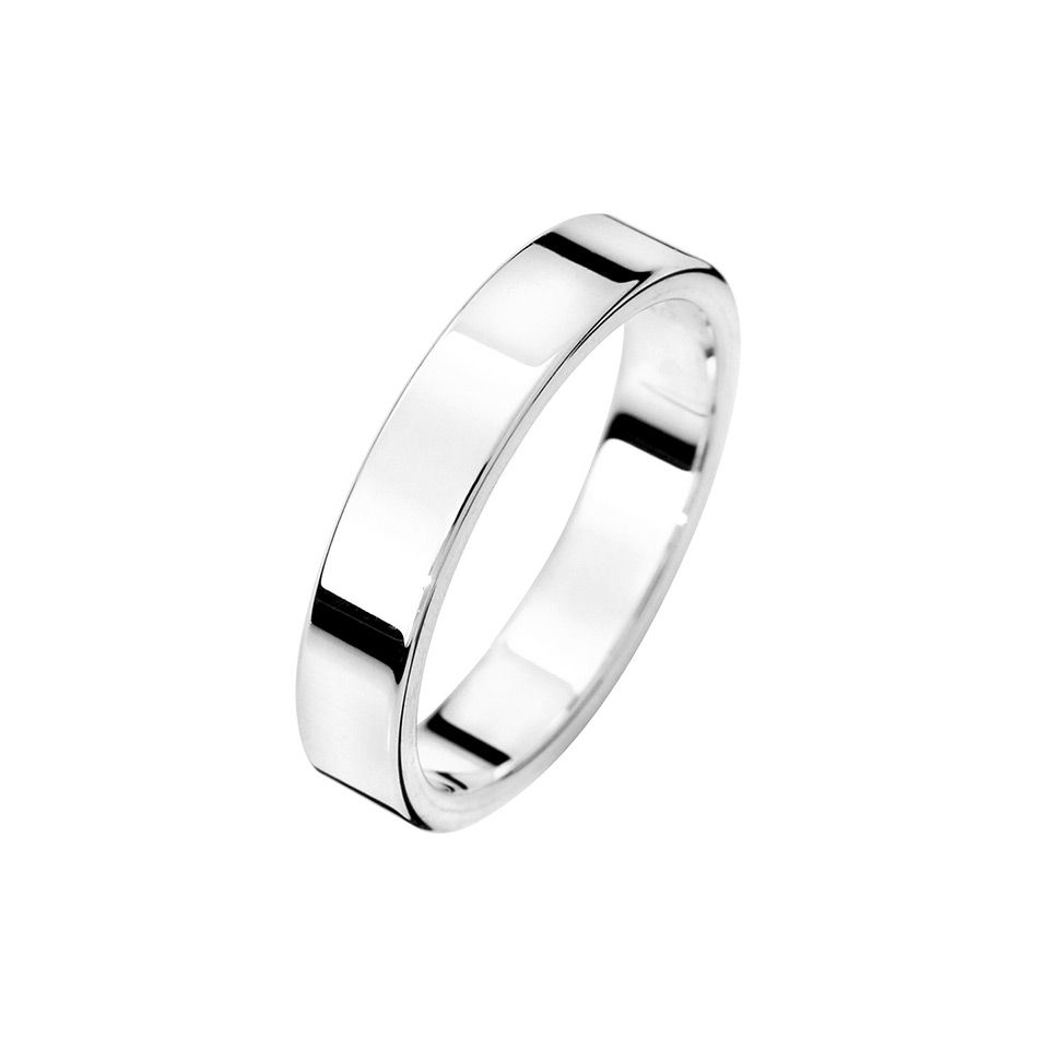 Förlovningsring i äkta silver 4mm, 74