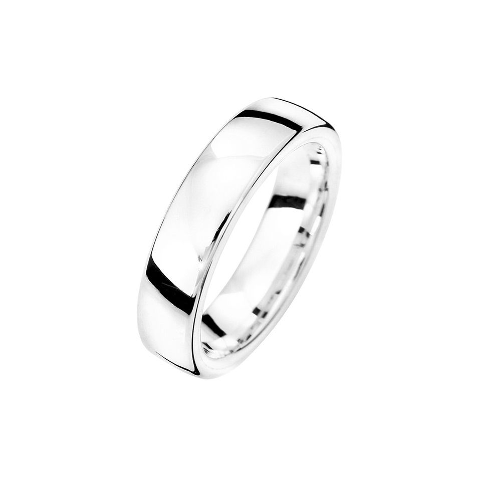 Förlovningsring i äkta silver 5mm, 76