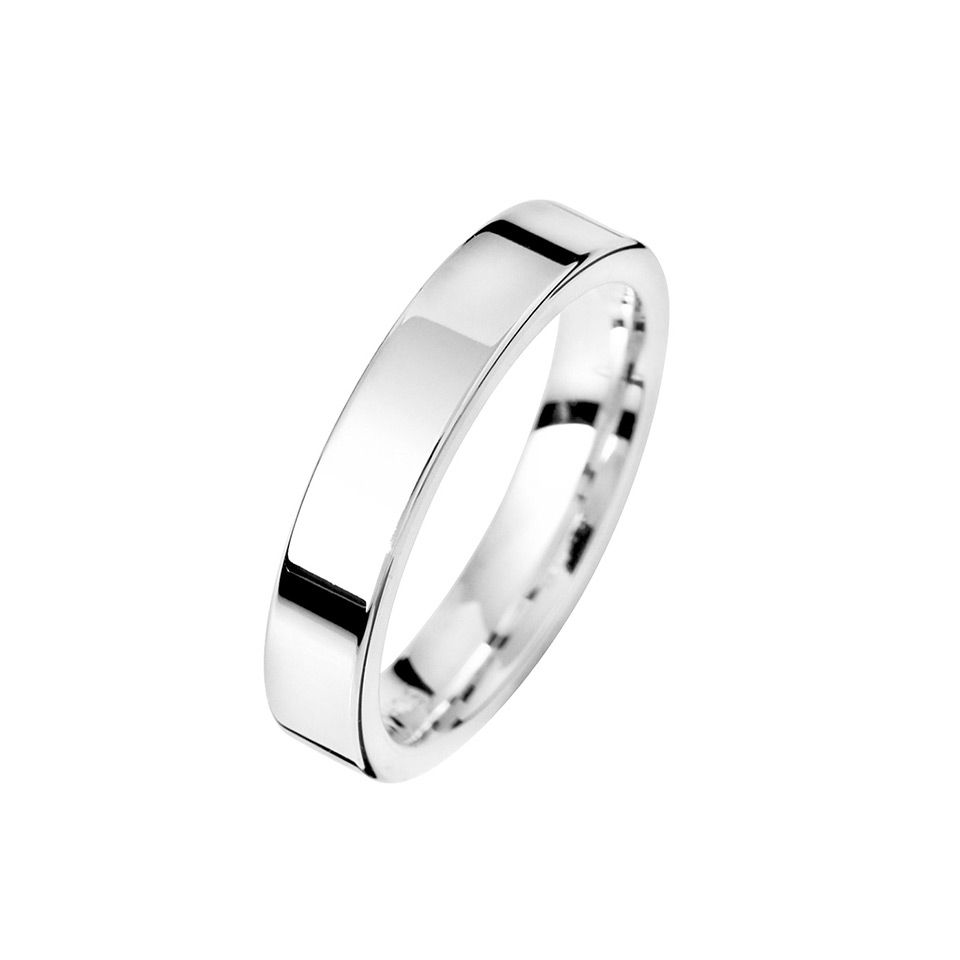 Förlovningsring i äkta silver 4mm, 47