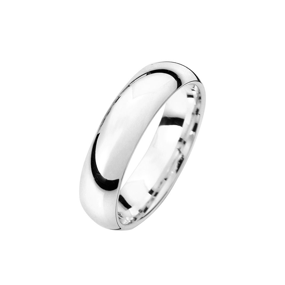 Förlovningsring i äkta silver 5mm, 47