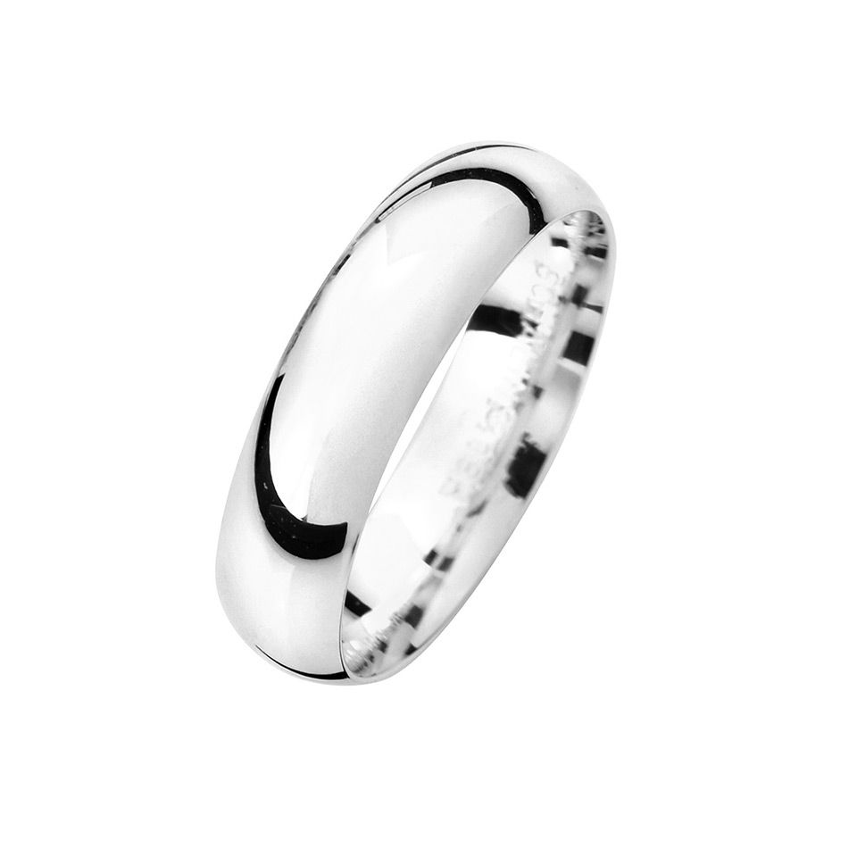 Förlovningsring i äkta silver 5mm, 62