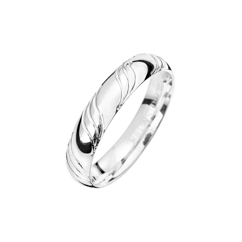 Förlovningsring i äkta silver 4mm, 44