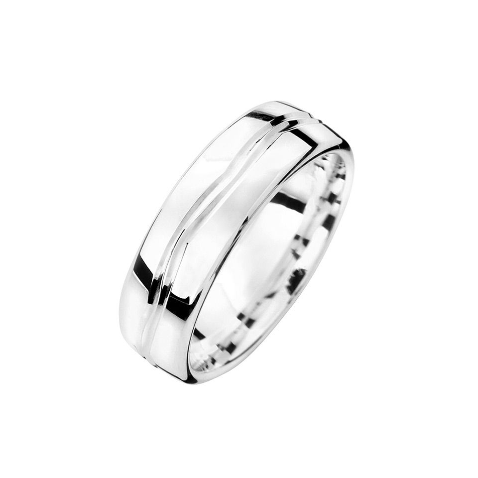 Förlovningsring i äkta silver 6mm, 73