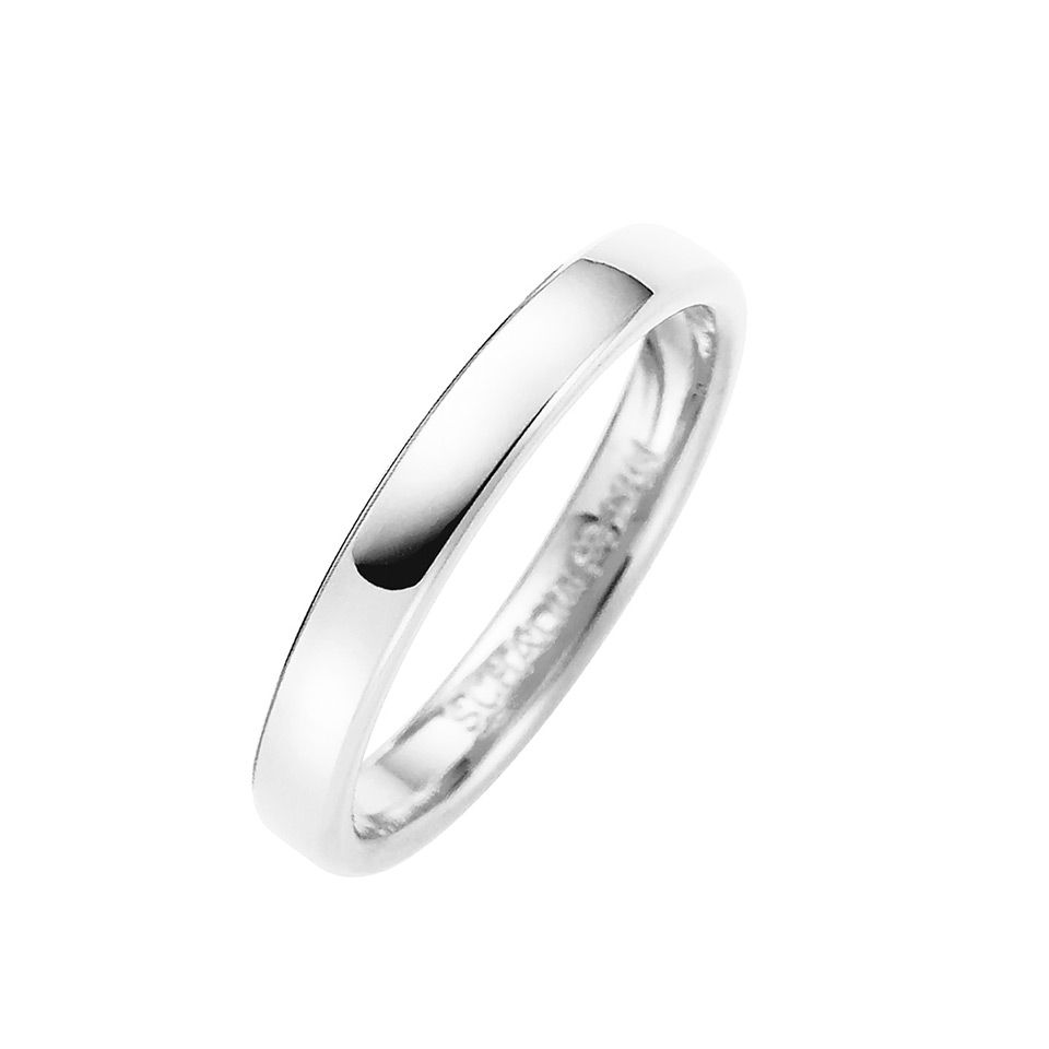 Förlovningsring i äkta silver 3mm, 64