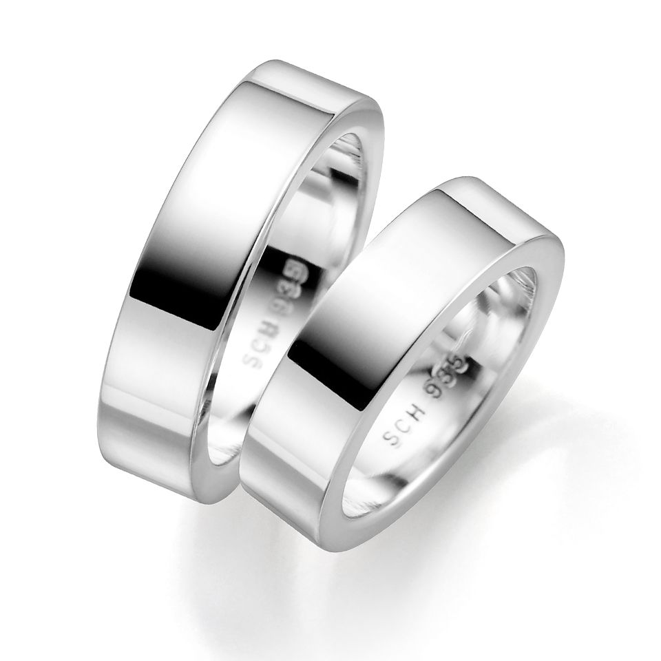 Förlovningsring i äkta silver 6mm, 55