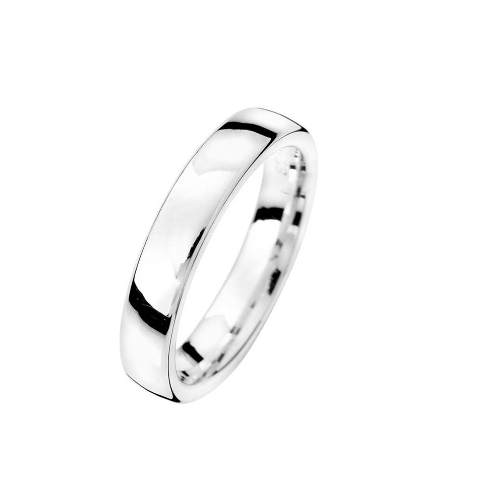 Förlovningsring i äkta silver 4mm, 50
