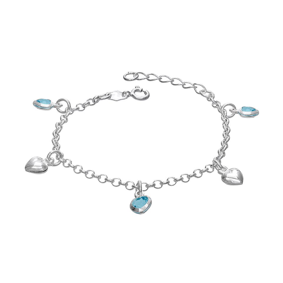 Armband i &auml;kta silver