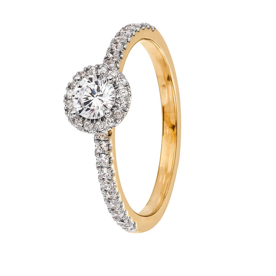 Diamantring Honolulu 0,52 ct, 18.0