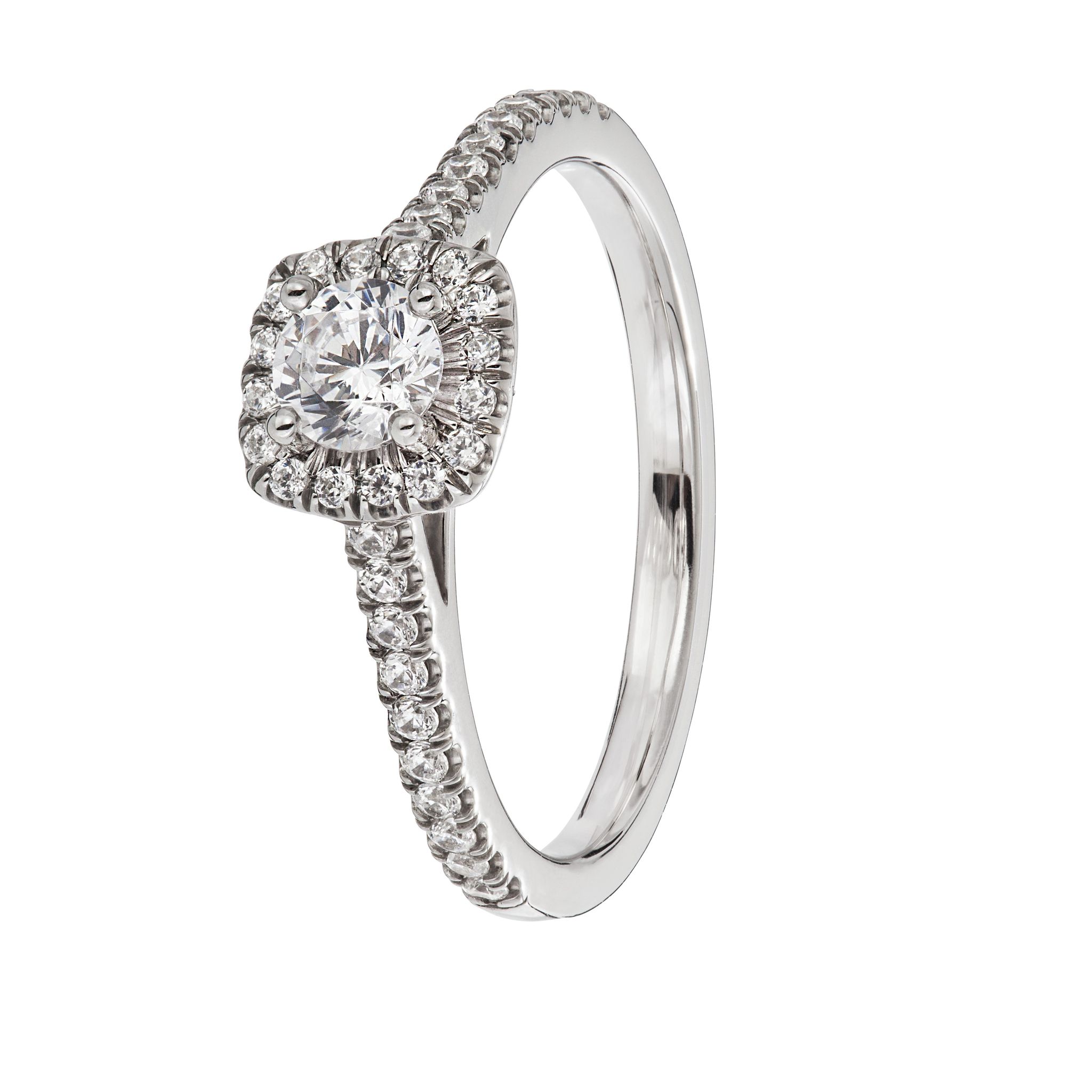 Diamantring Bilbao 0,52 ct, 19.0