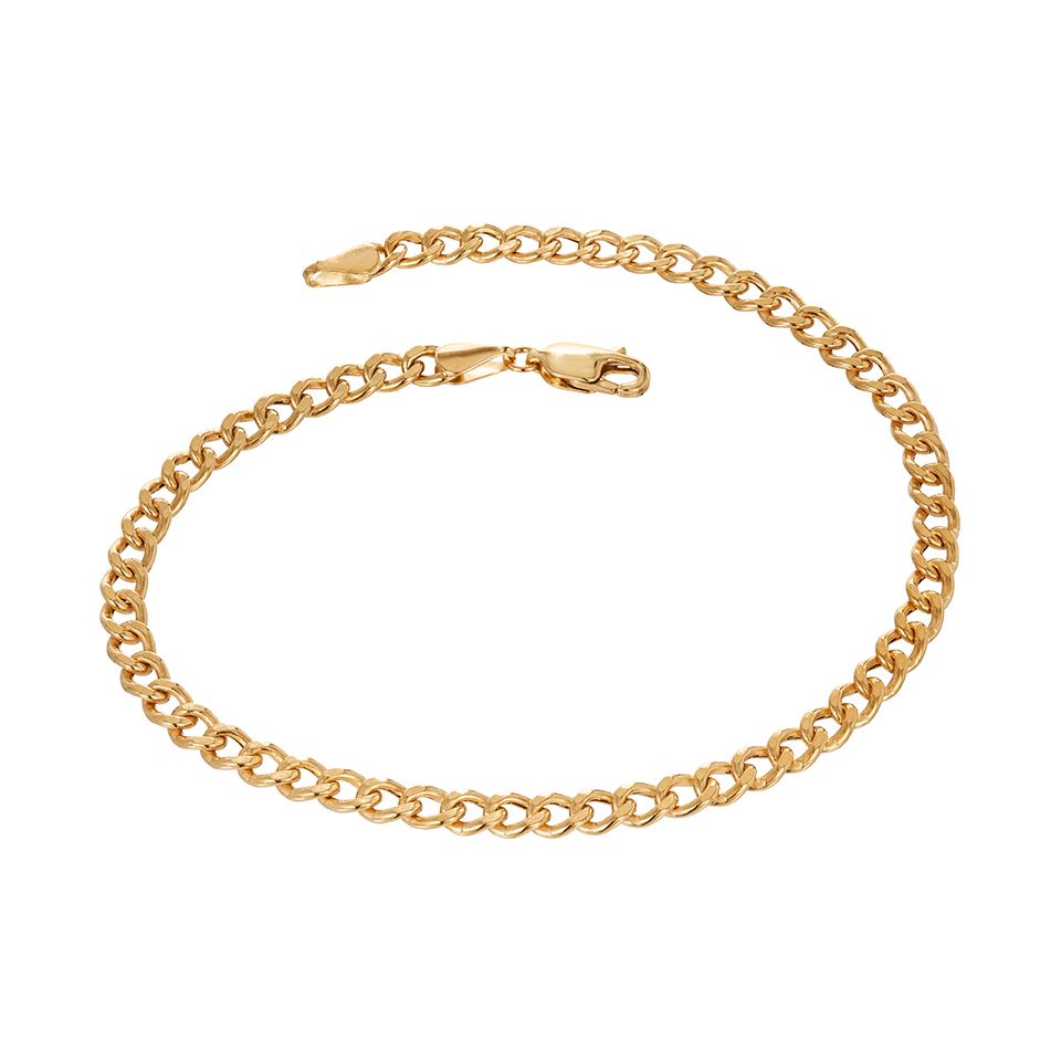 Armband i 9k guld 21cm - Guldfynd