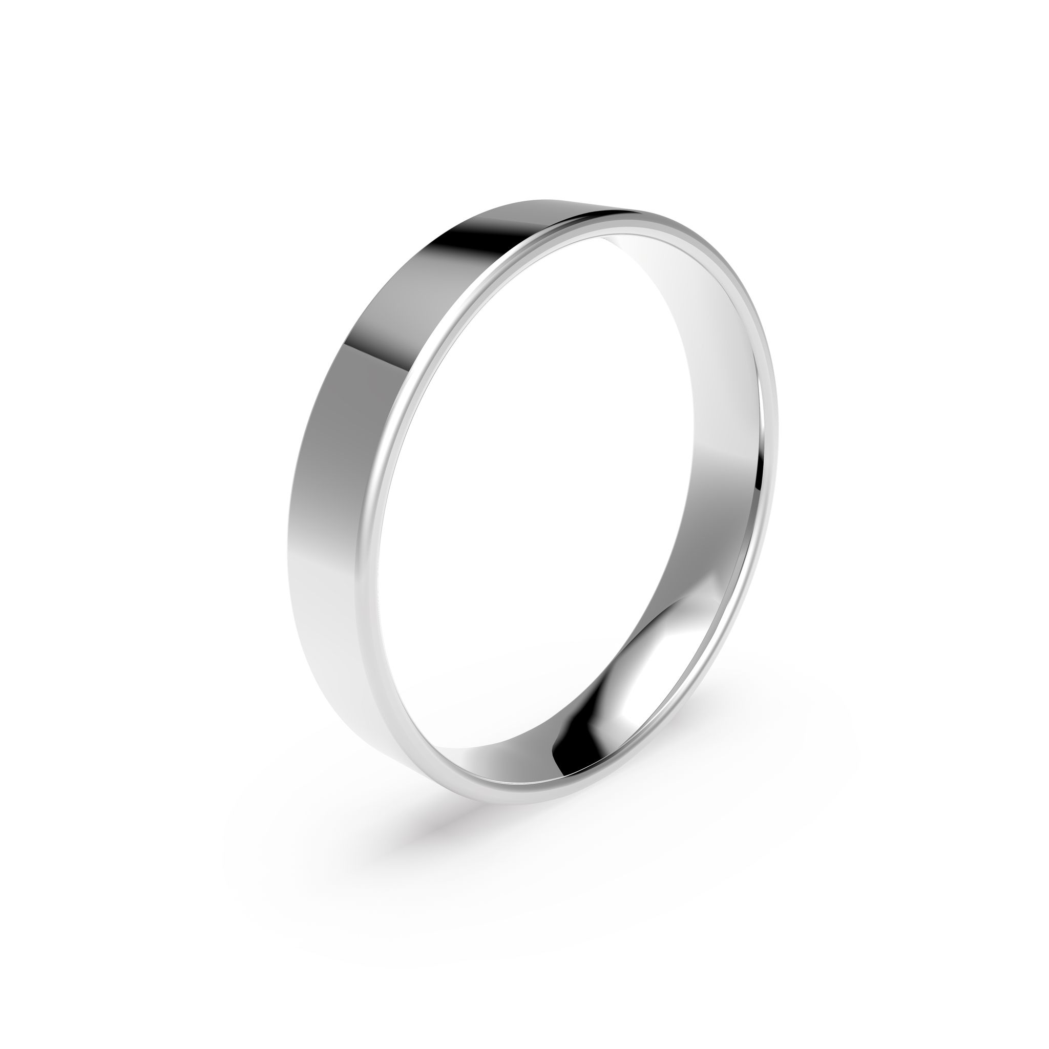 Förlovningsring i platina 4mm, 49