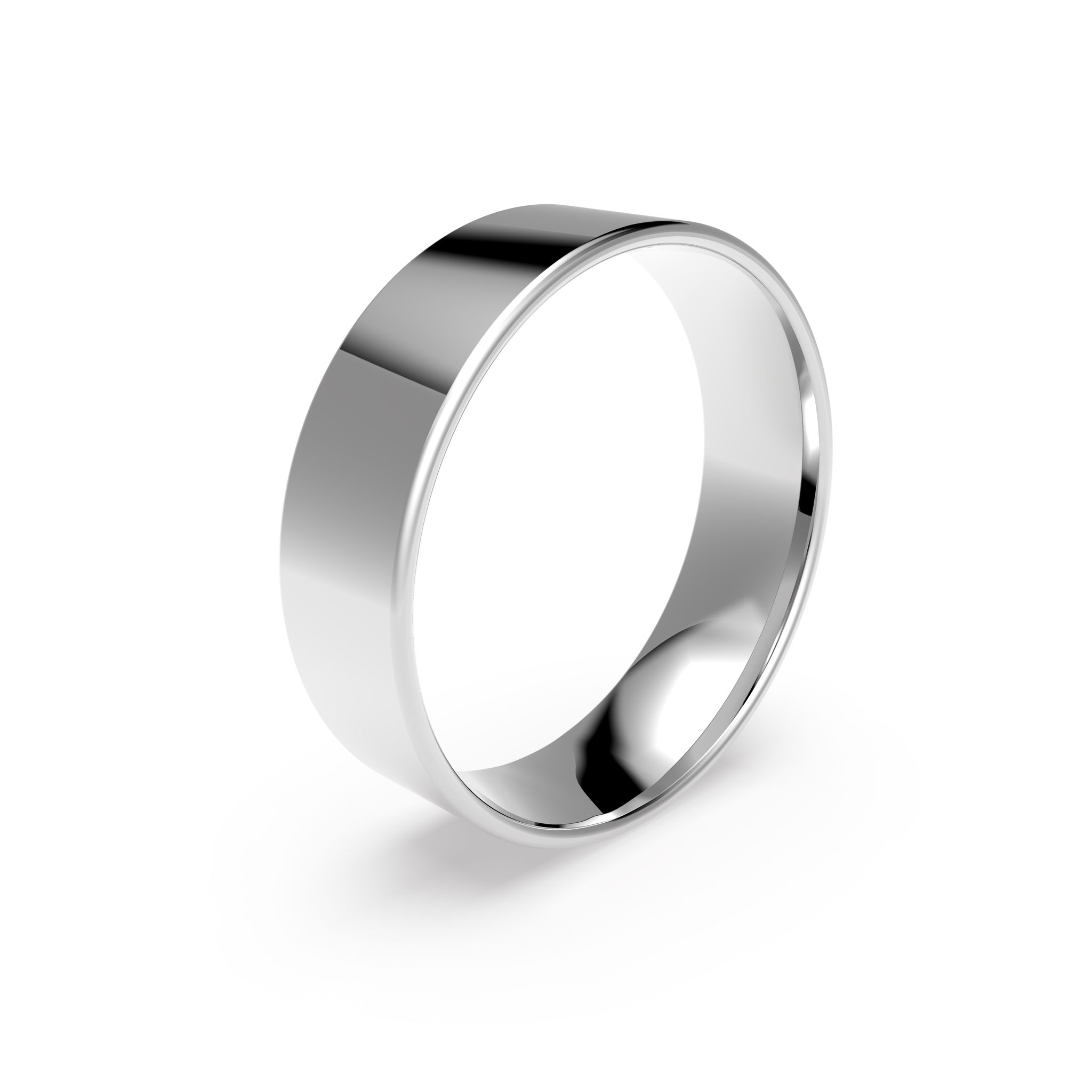 Förlovningsring i platina 6mm, 65