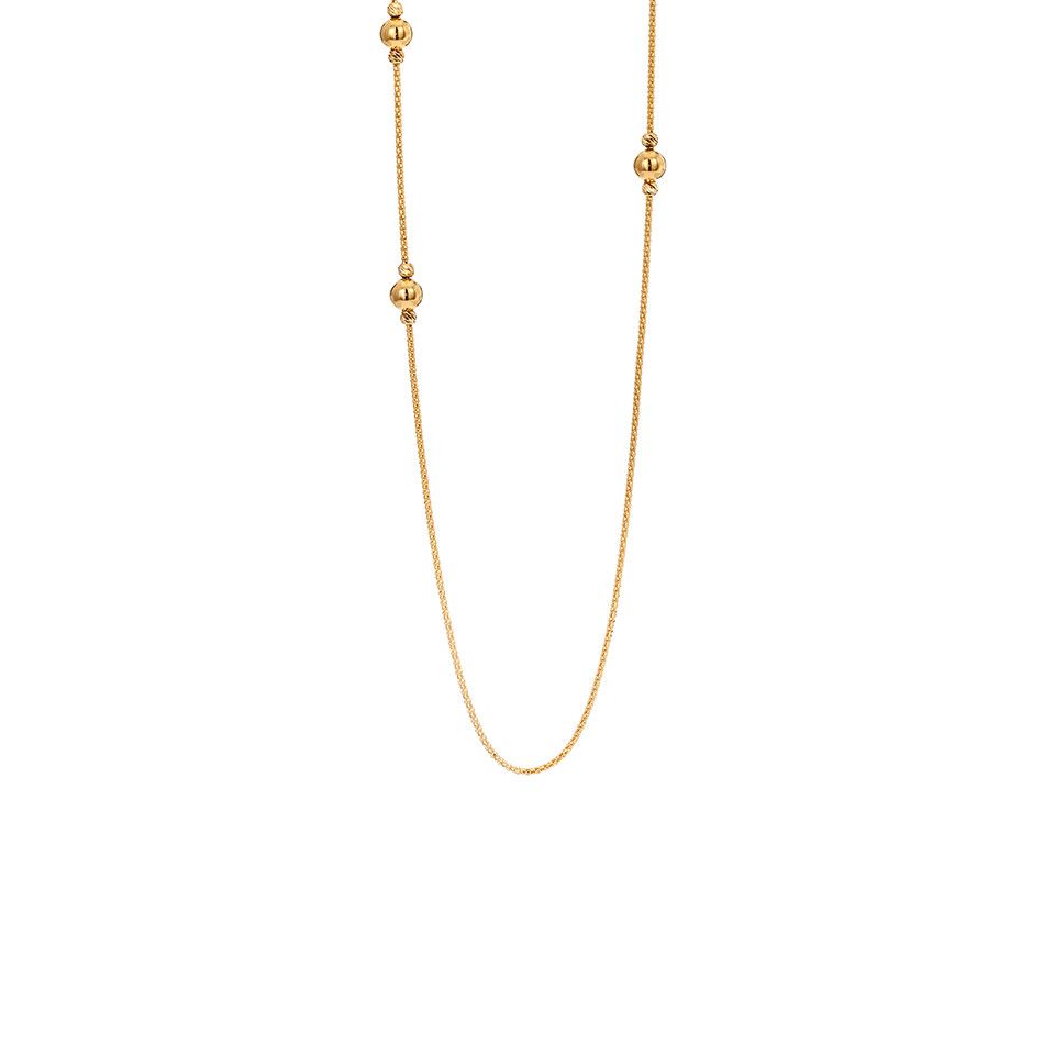 Halsband i 18K guld 80cm
