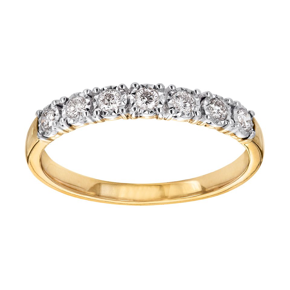 Diamantring i 18K guld, 15.0 - Guldfynd