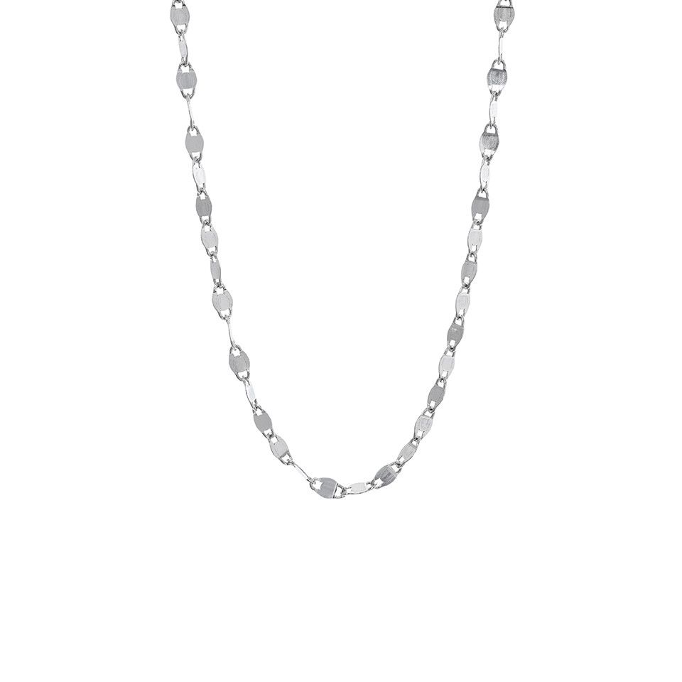 Halsband i &auml;kta silver