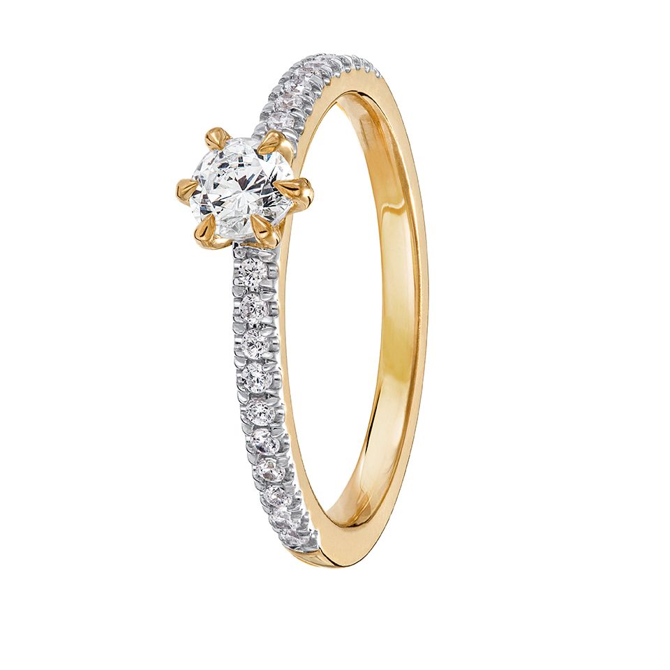 Diamantring Stockholm 0,45 ct, 15.5