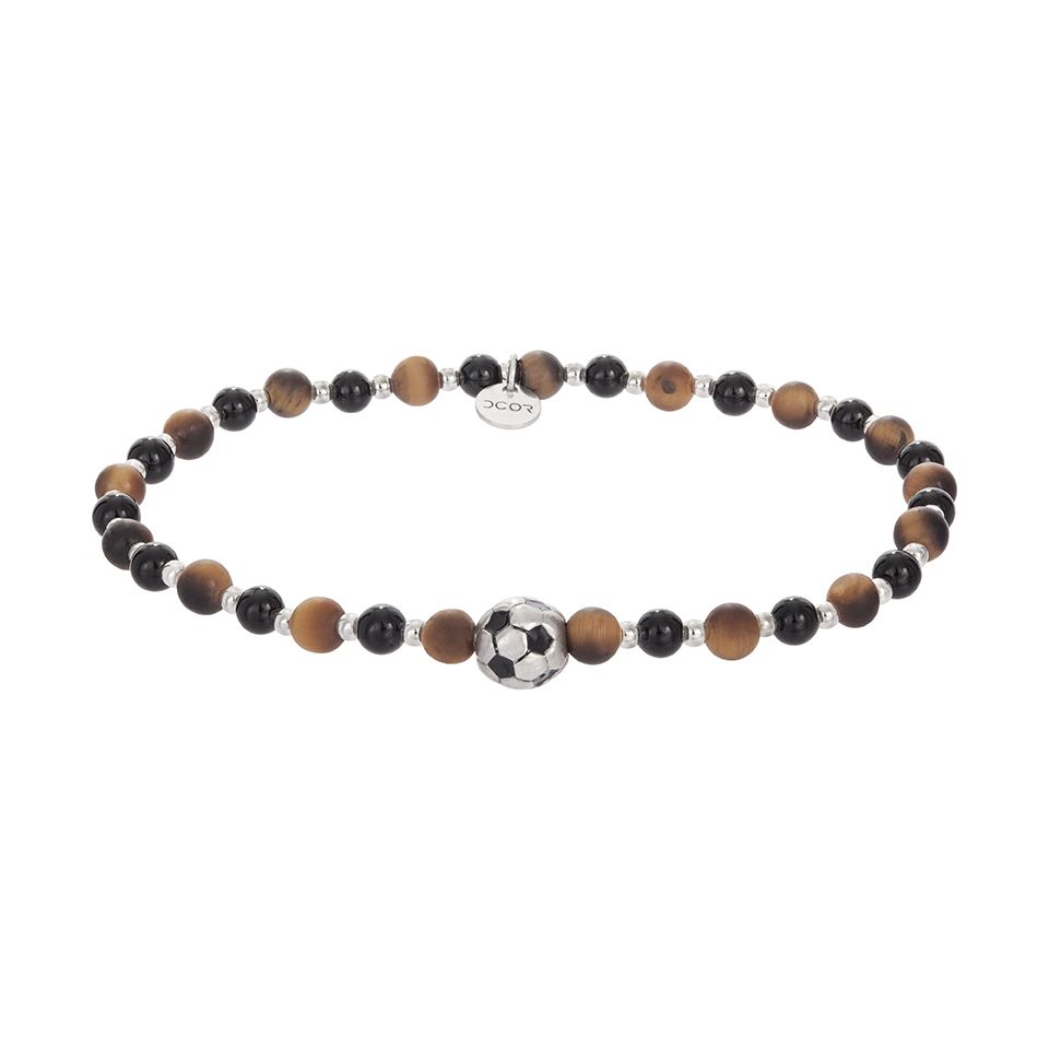 Armband i &auml;kta silver