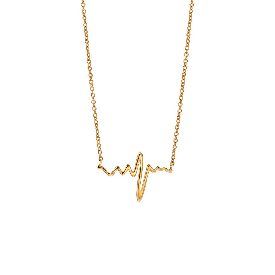 Halsband i f&ouml;rgylllt &auml;kta silver