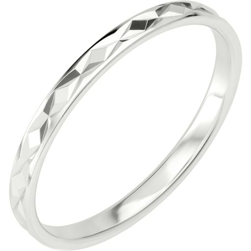 Förlovningsring i äkta silver 2mm, 60