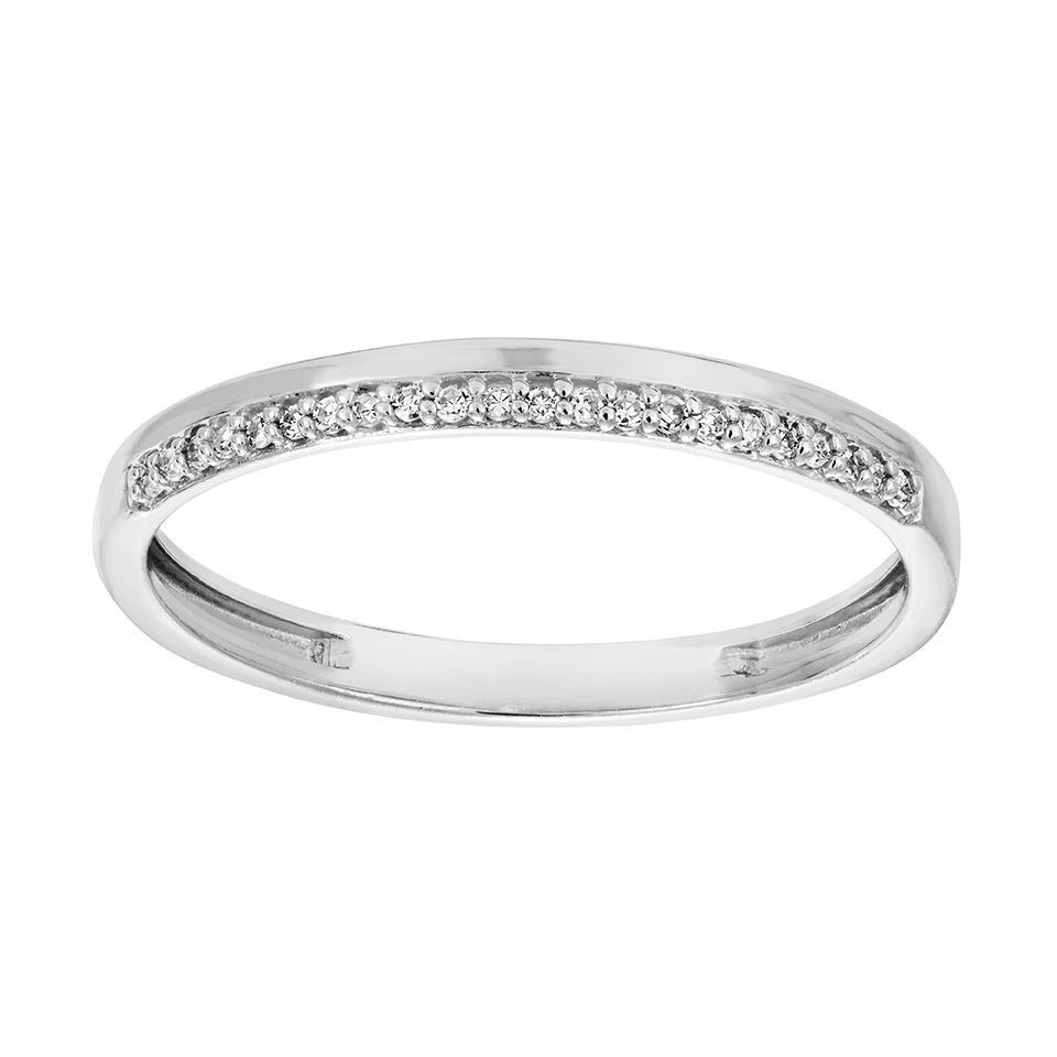 Diamantring i 18K guld, 16.5