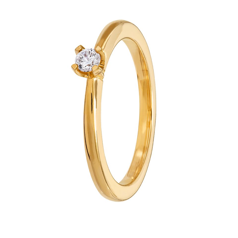 Diamantring Paris 0,10 ct, 15.0