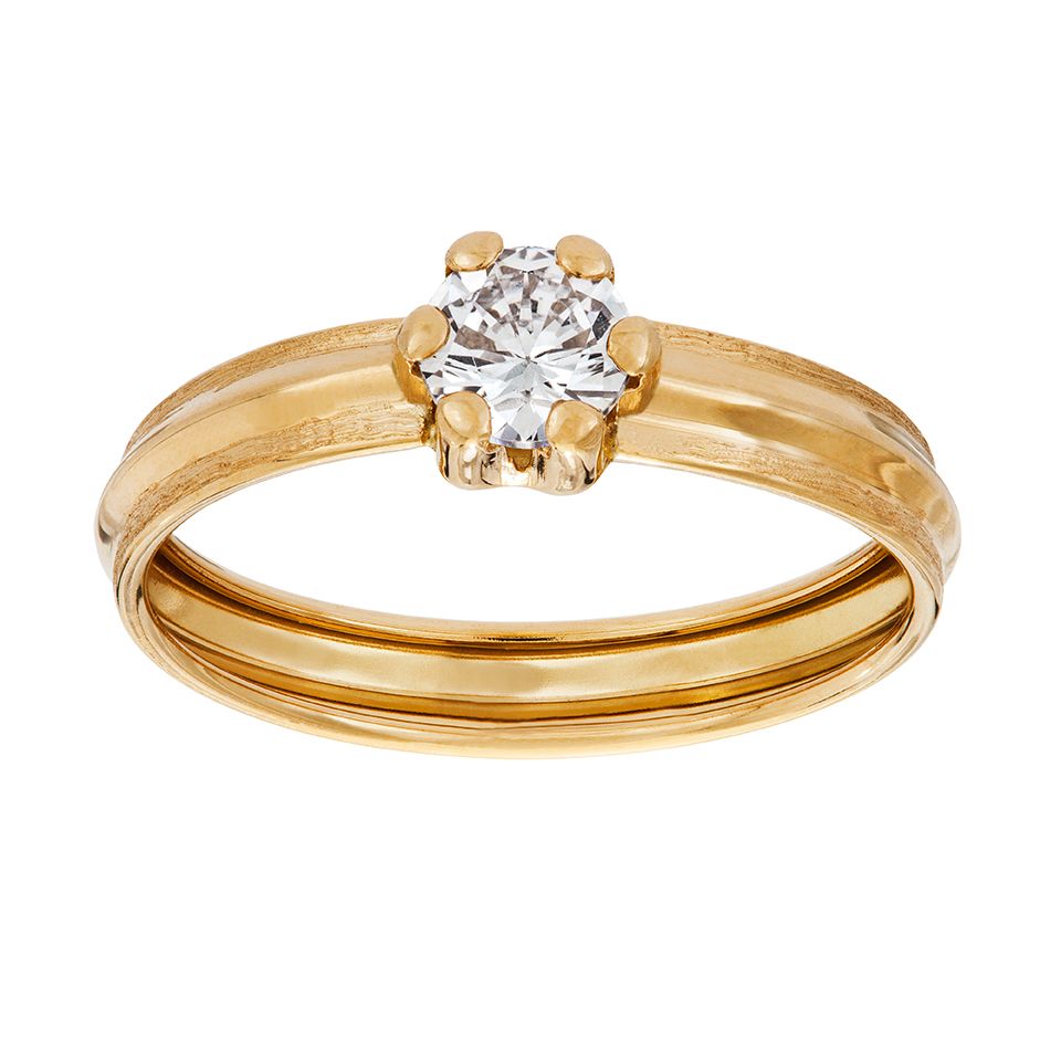 Ring i 18K guld, 18.5