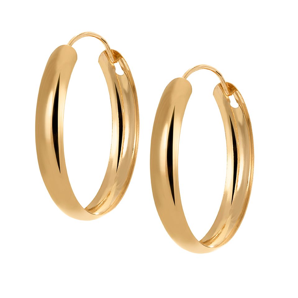 Örhängen i 18K guld 24mm - Guldfynd