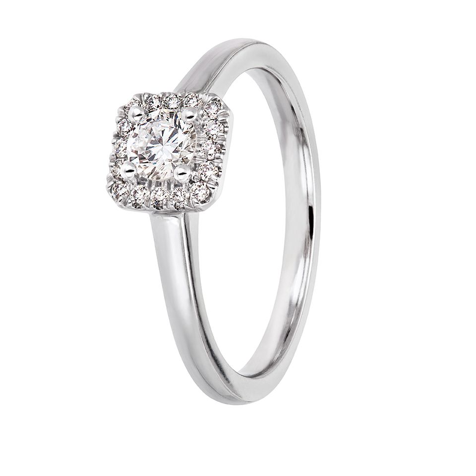 Diamantring Miami 0,34 ct, 15.5