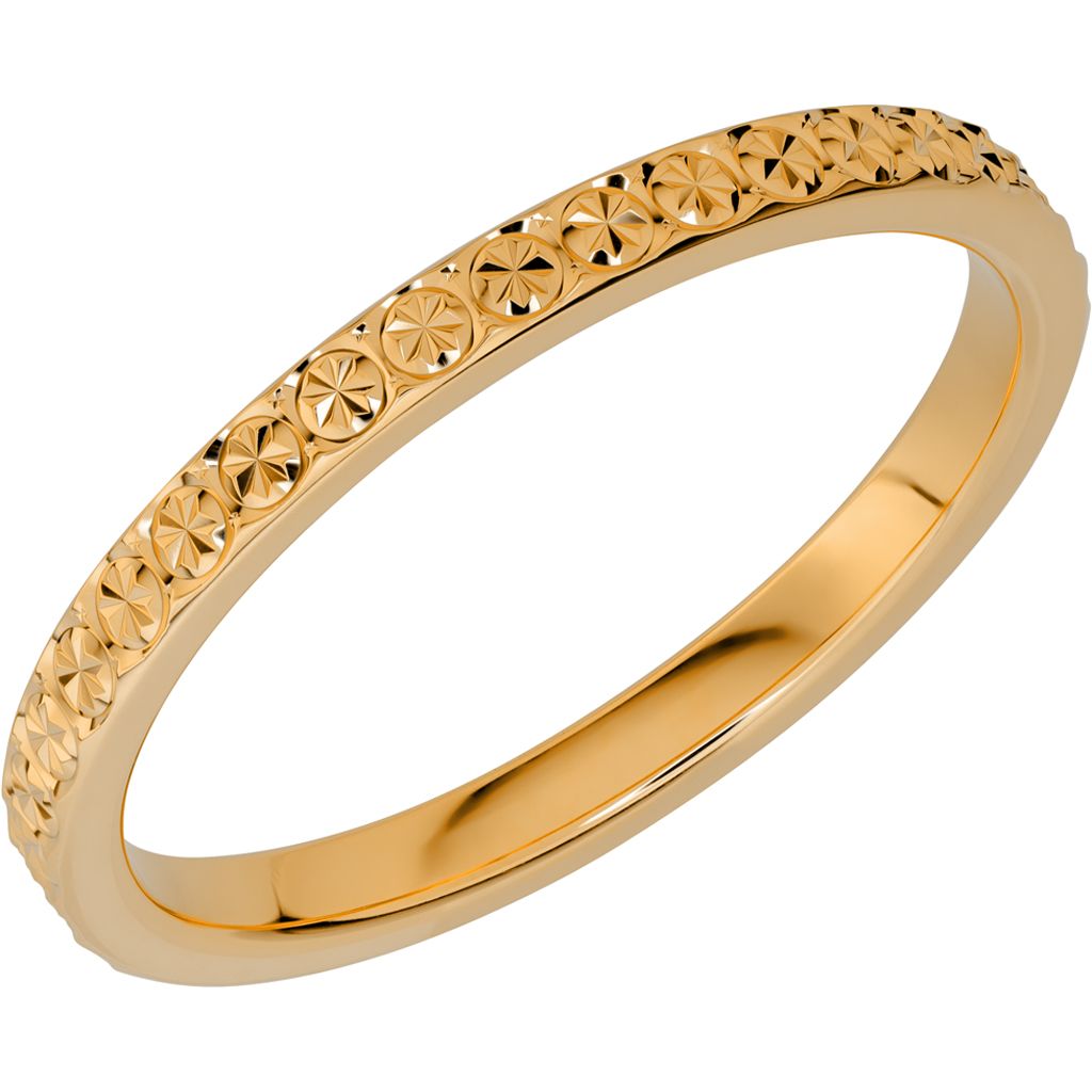 Förlovningsring i 18K guld 2mm, 45