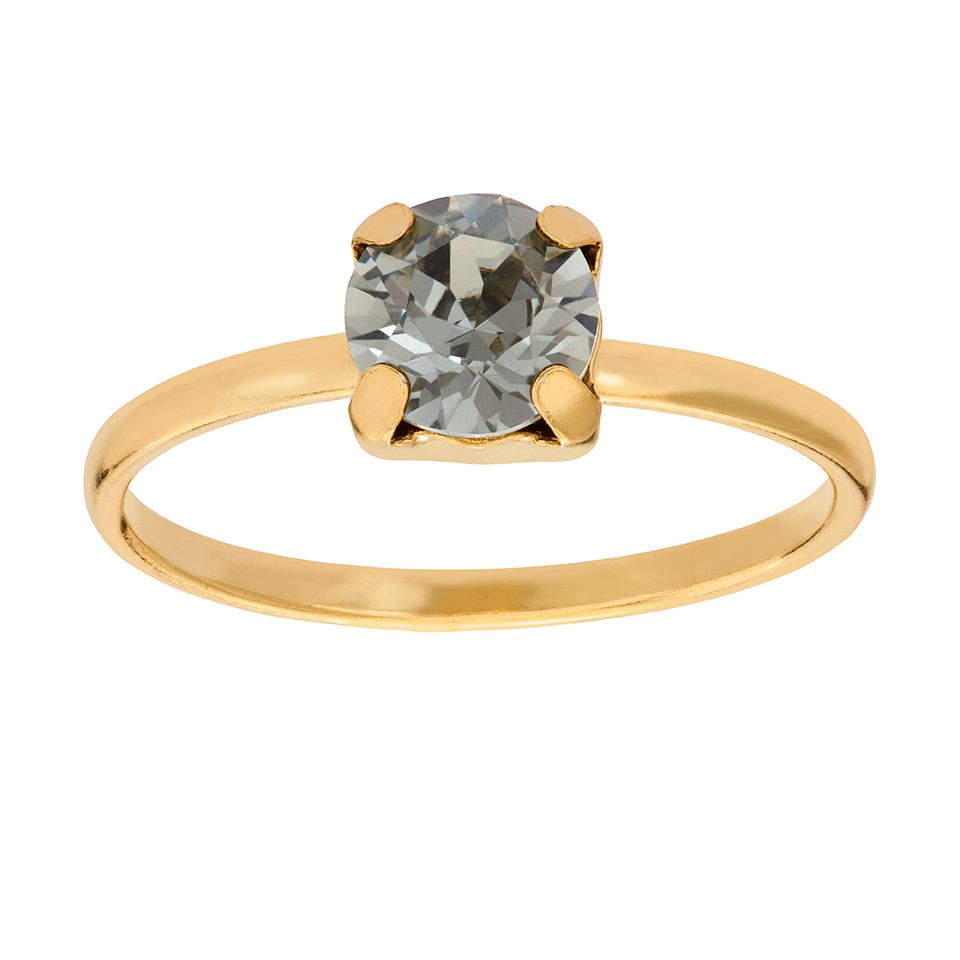 Ring i äkta silver, 18.0