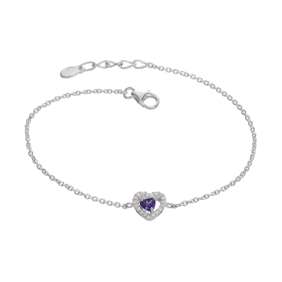 Armband i &auml;kta silver