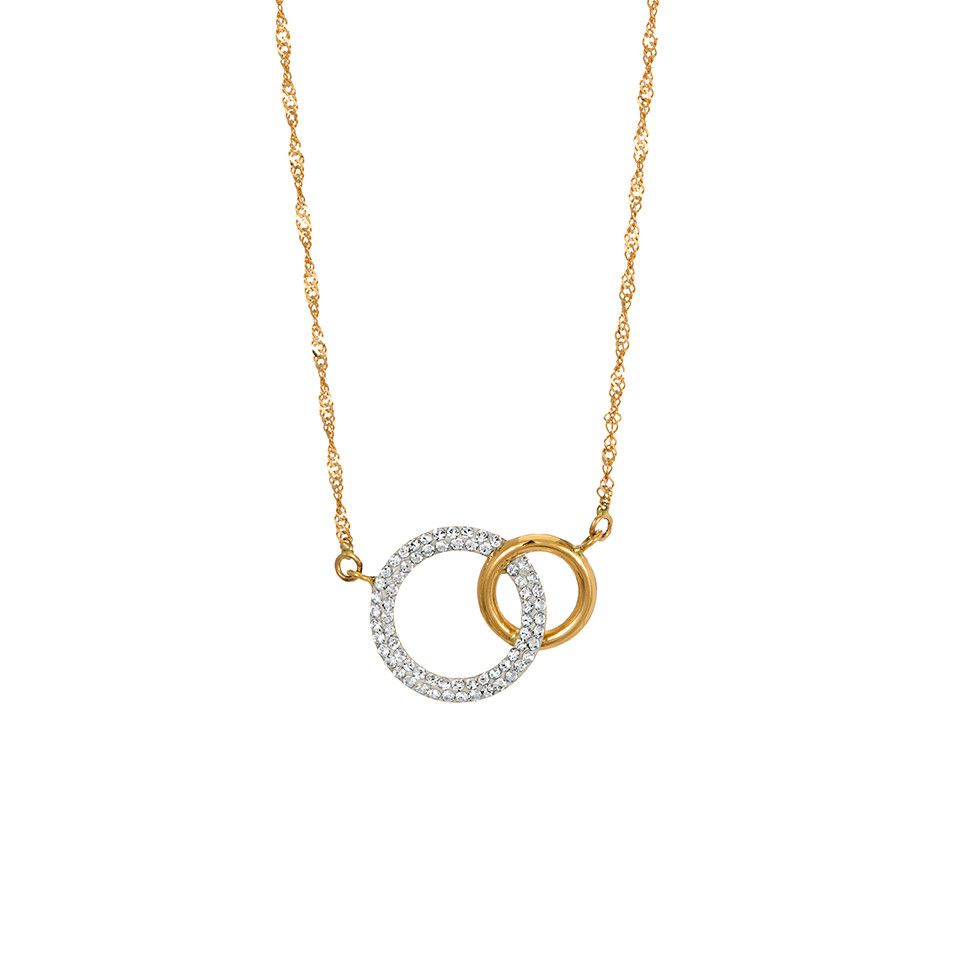 Halsband i 18K guld 45cm - Guldfynd