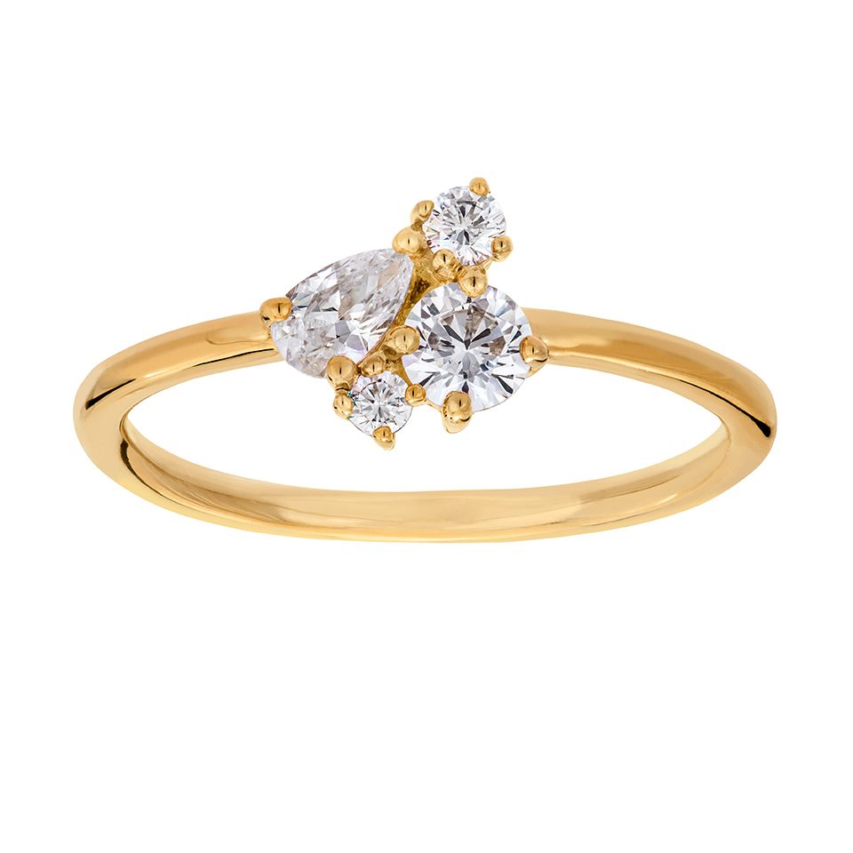 Ring i &auml;kta silver, 18.0