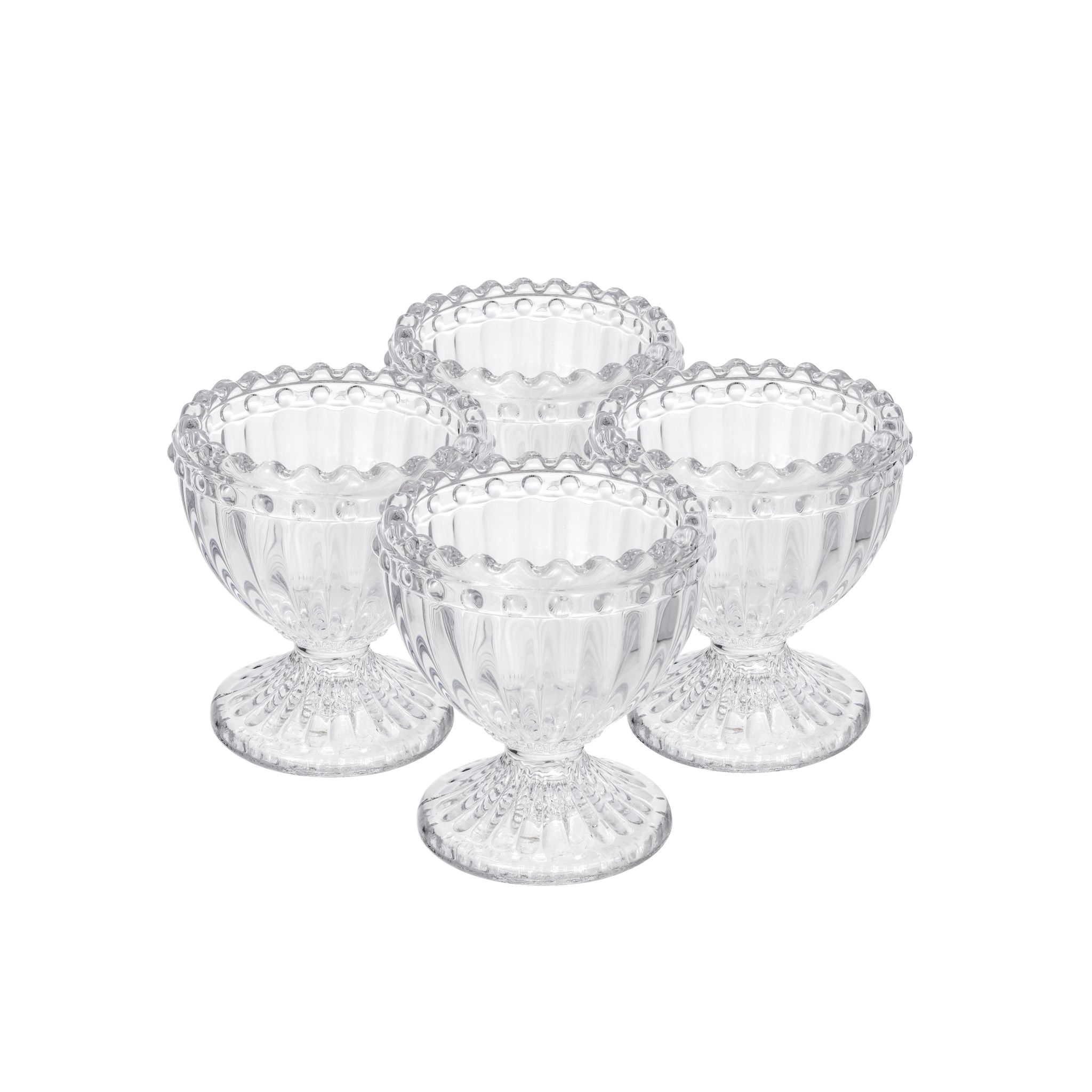 Äggkoppar i glas - Guldfynd