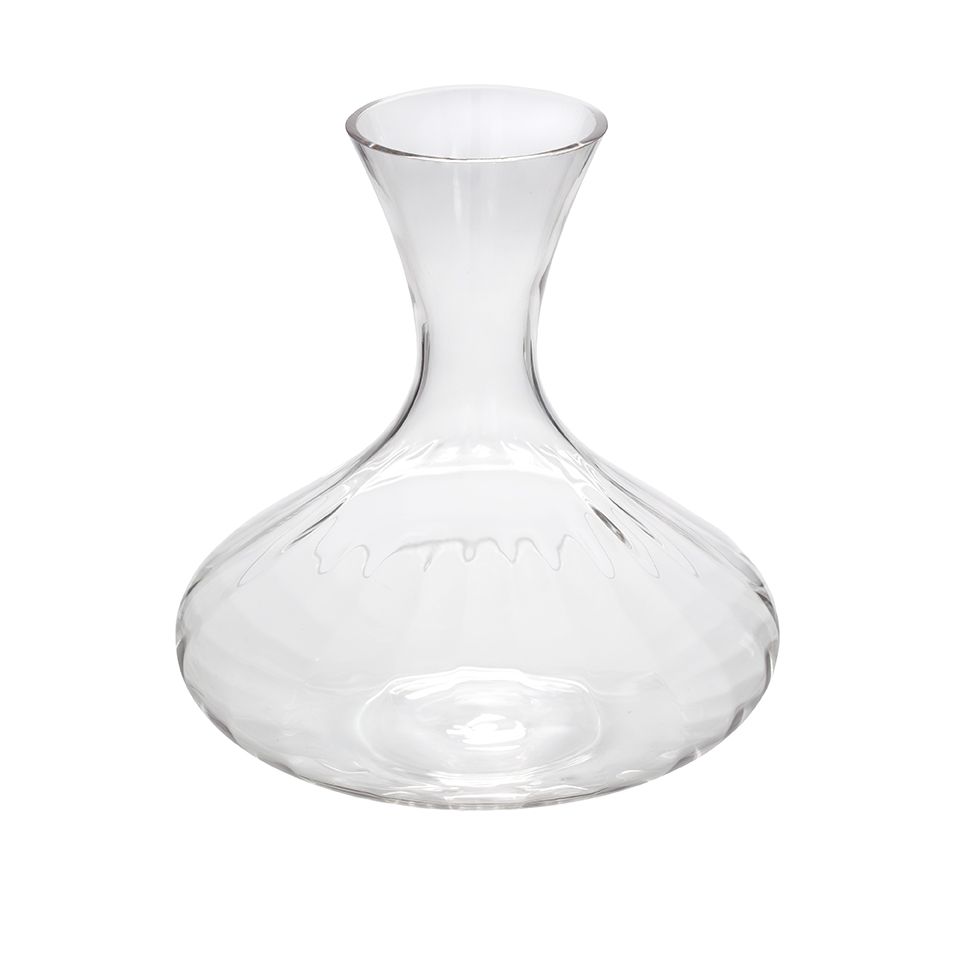 Karaff i munblåst glas