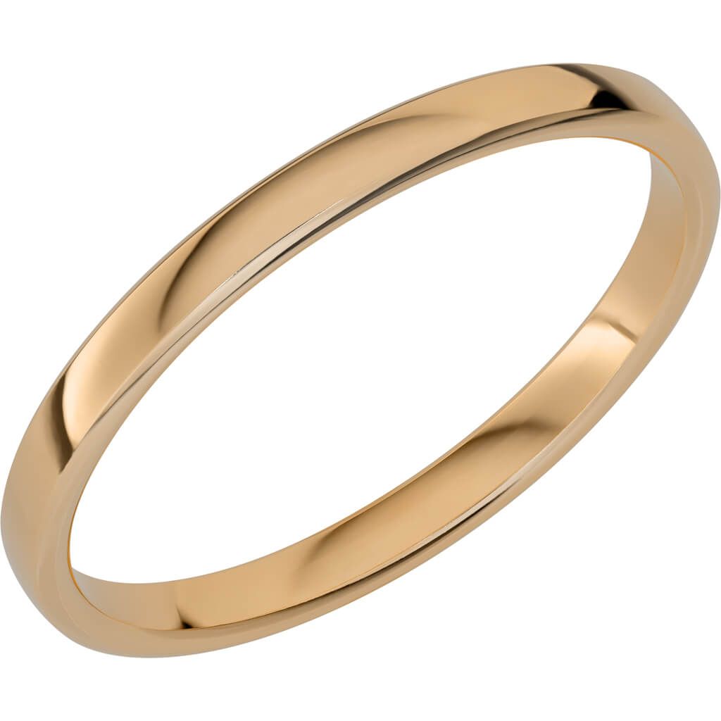 Förlovningsring i 9K guld 2mm, 66